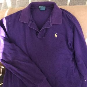 Purple rugby shirt